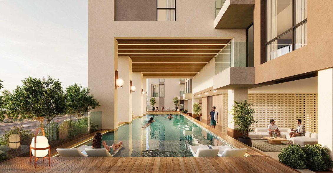 Lap pool terrace